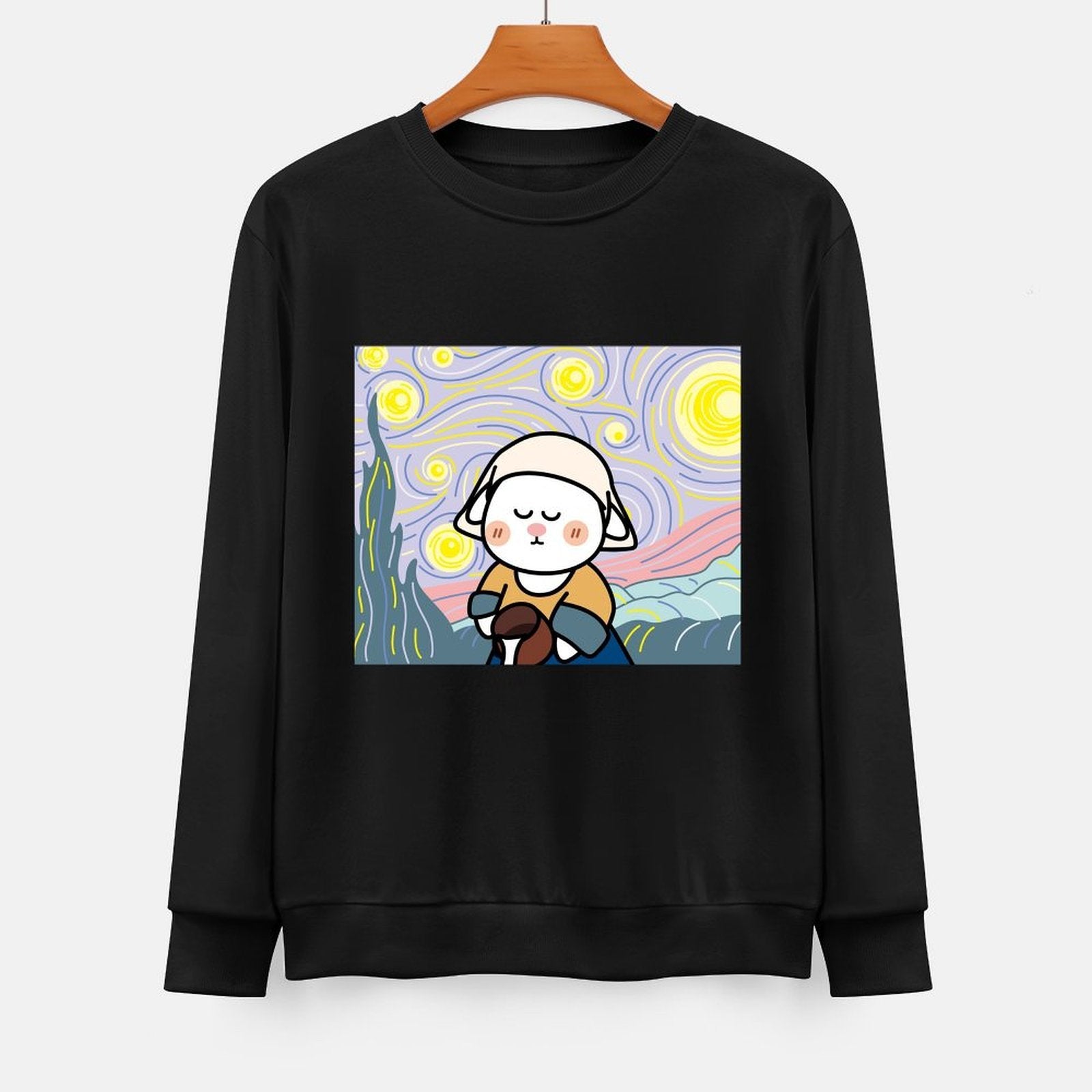 Front Patterned Long Sleeve TopEasyWear TrueStyle